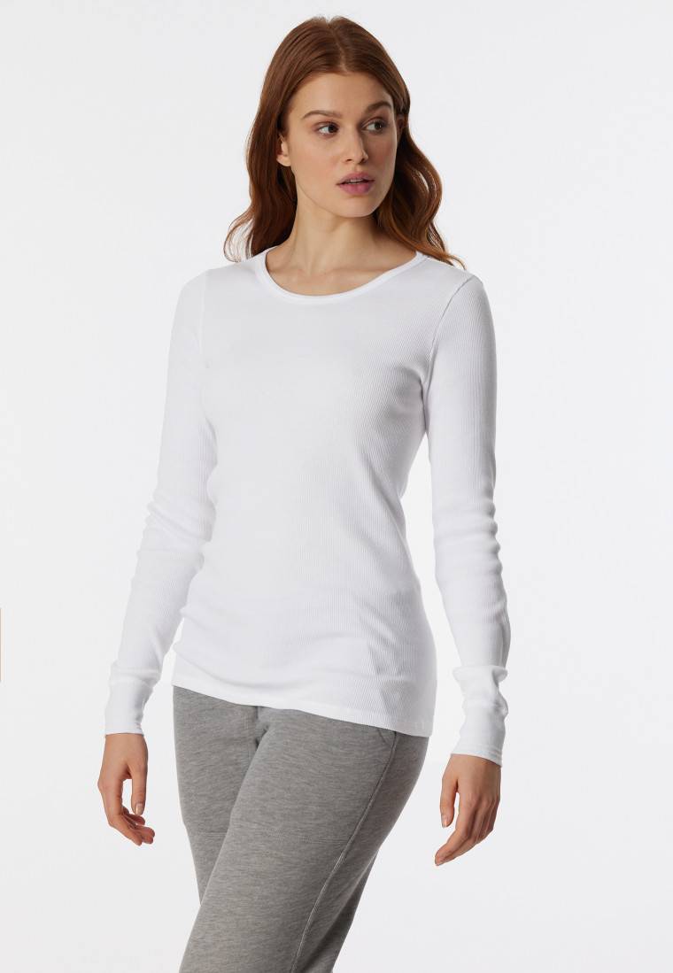 Schiesser Shirt langarm weiß - Revival Greta Schlussverkauf