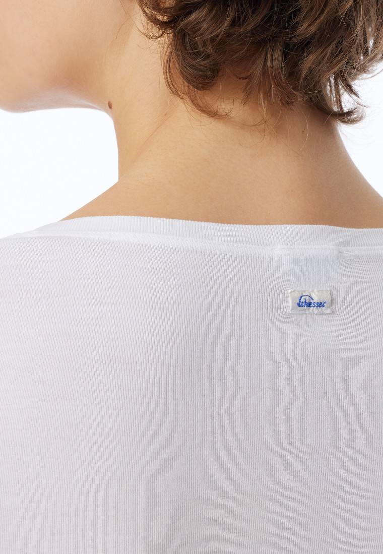 Schiesser Shirt langarm weiß - Revival Berta Fabrikverkauf