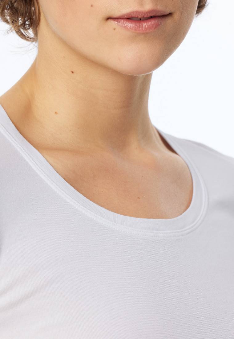 Schiesser Shirt kurzarm weiß - Revival Berta Sonderangebot