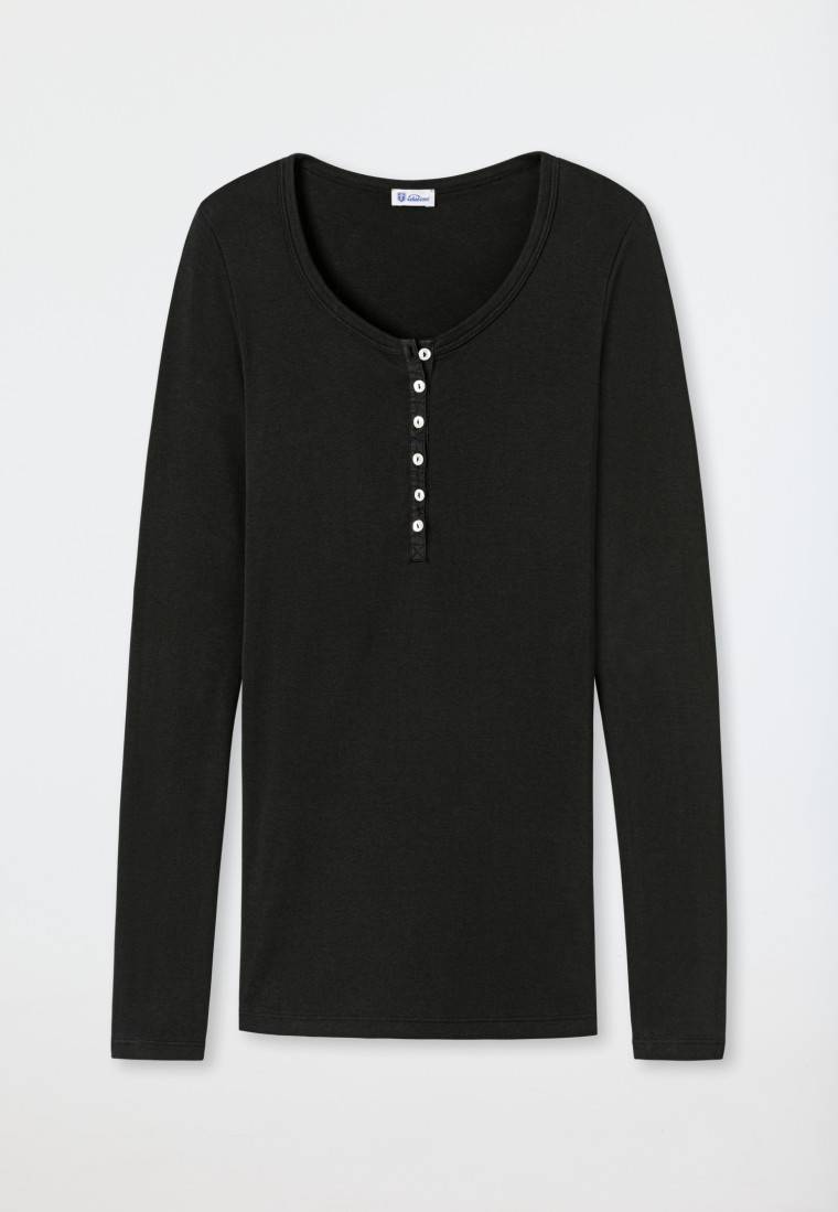 Schiesser Shirt langarm schwarz - Revival Berta Günstig kaufen