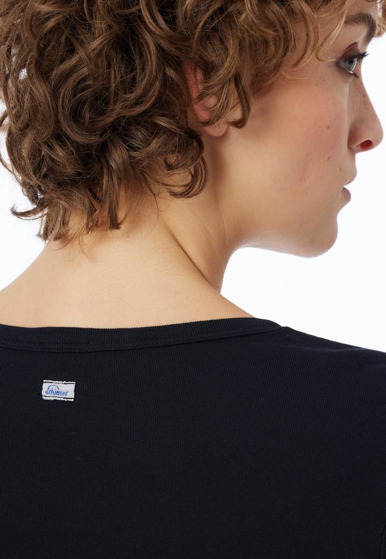 Schiesser Shirt langarm schwarz - Revival Berta Günstig kaufen