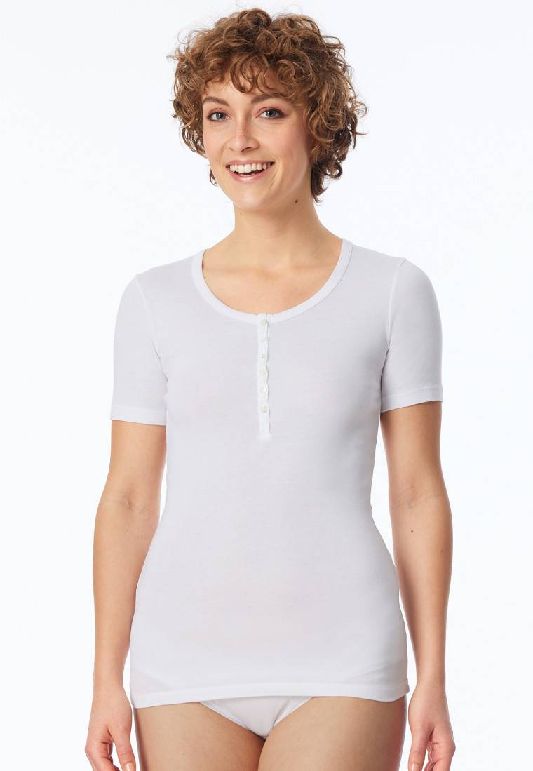 Schiesser Shirt kurzarm weiß - Revival Berta Begrenztes Angebot