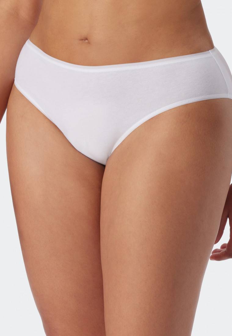 Schiesser Tai-Slips 2er-Pack Organic Cotton weiß - 95/5 Jubiläumsangebot