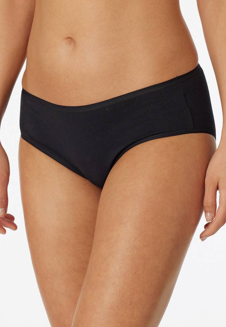 Schiesser Hipster 2er-Pack Organic Cotton schwarz - 95/5 Lagerräumung