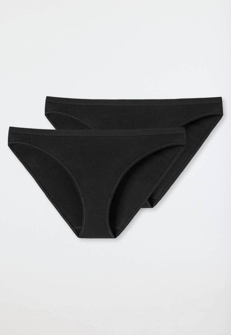 Schiesser Mini 2er-Pack Organic Cotton schwarz - 95/5 Heißer Verkauf