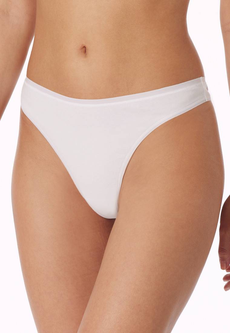 Schiesser String 2er-Pack Organic Cotton weiß - 95/5 Neuheiten
