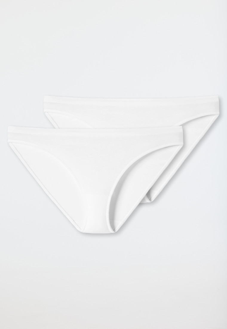 Schiesser Mini 2er-Pack Organic Cotton weiß - 95/5 Saisonale Angebote
