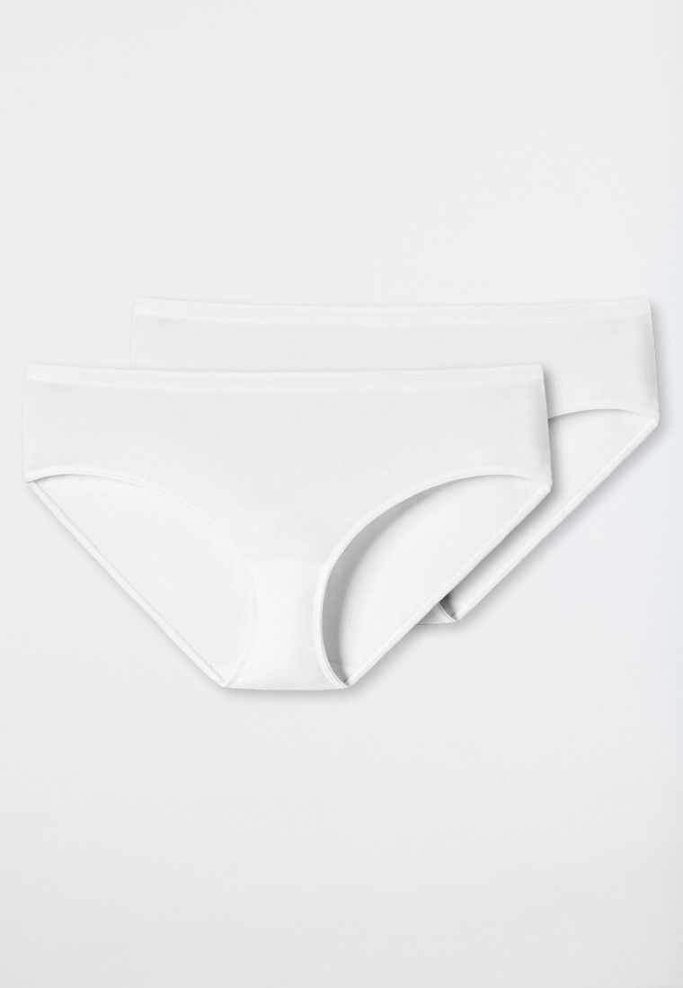 Schiesser Hipster 2er-Pack Organic Cotton weiß - 95/5 Räumungsverkauf
