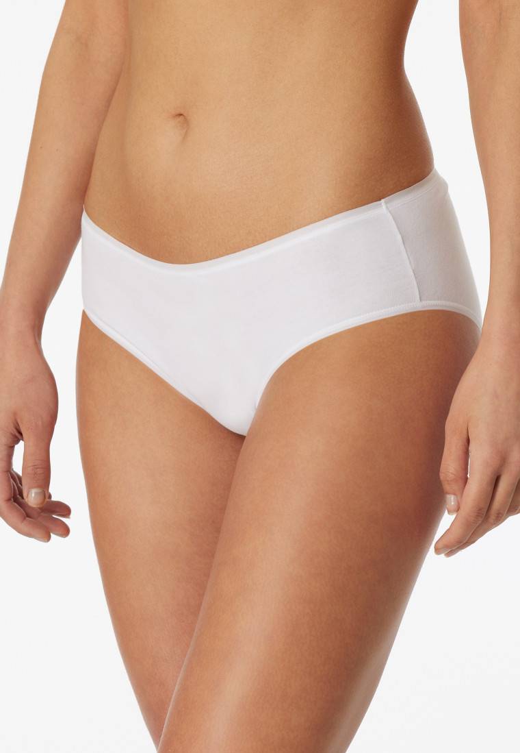 Schiesser Hipster 2er-Pack Organic Cotton weiß - 95/5 Räumungsverkauf