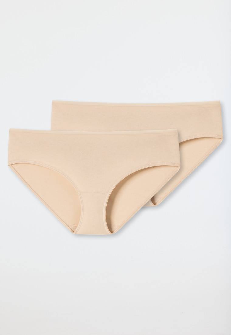 Schiesser Hipster 2er-Pack Organic Cotton sand - 95/5 Kauf eins, bekomm eins gratis