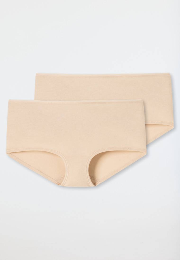 Schiesser Shorts 2er-Pack Organic Cotton sand - 95/5 Tägliche Deals