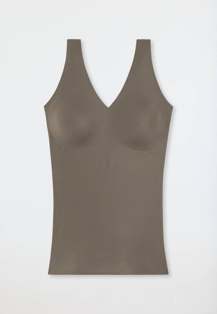 Schiesser Trägertop Mikrofaser herausnehmbare Pads taupe - Invisible Soft Bis zu 50% Rabatt
