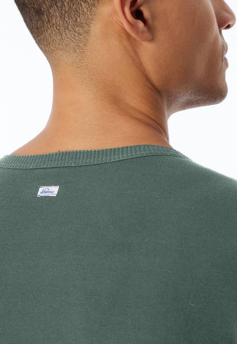 Schiesser Shirt langarm grün - Revival Ludwig Online