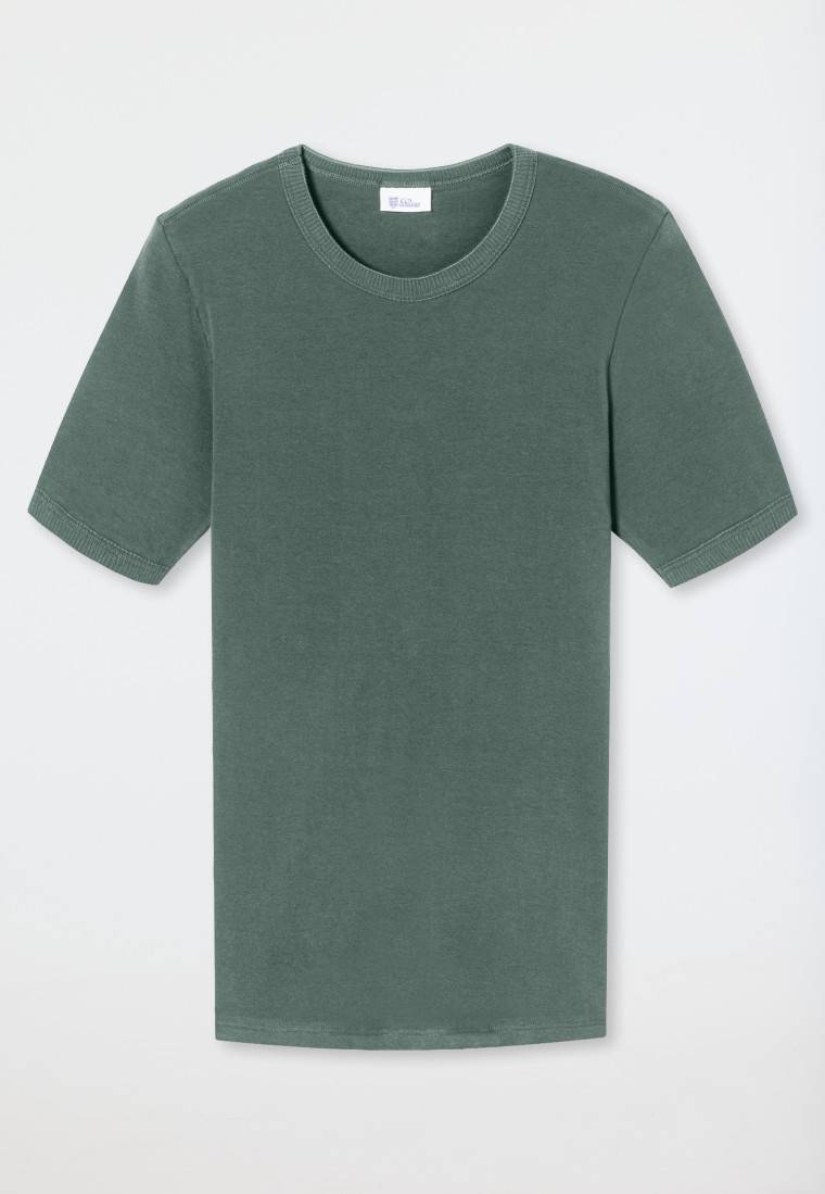 Schiesser Shirt kurzarm grün - Revival Ludwig Günstiger Verkauf