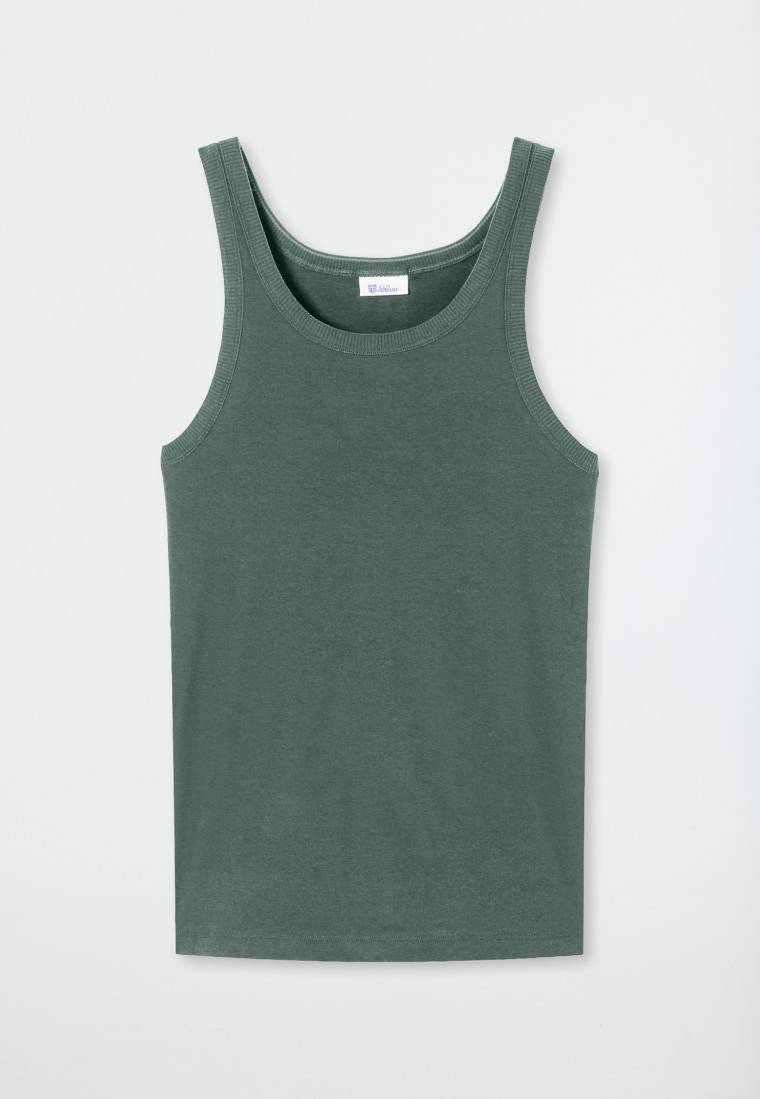 Schiesser Tank Top grün - Revival Ludwig Kostenloser Versand