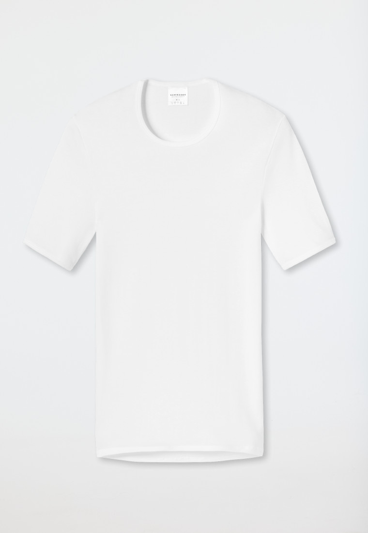Schiesser Shirt kurzarm Feinripp weiß - Original Classics Limitierter Zeitrabatt