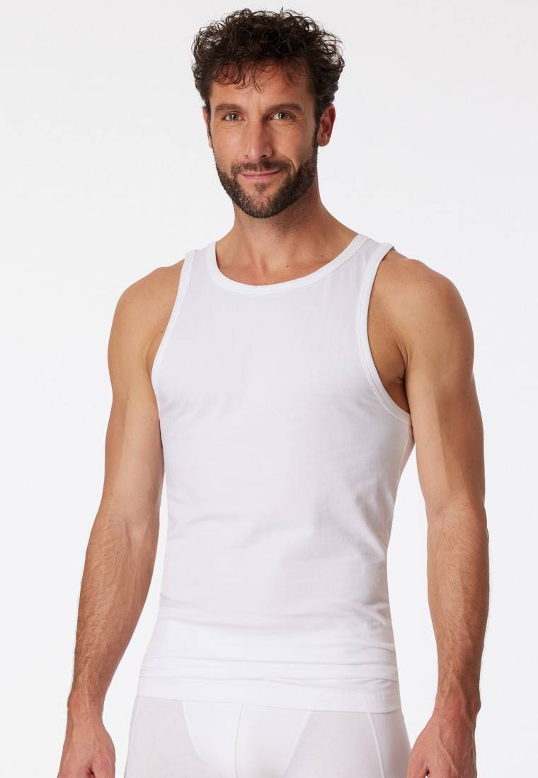 Schiesser Unterhemden 2er-Pack Organic Cotton schwarz/weiß – 95/5 Zeitlich begrenztes Angebot