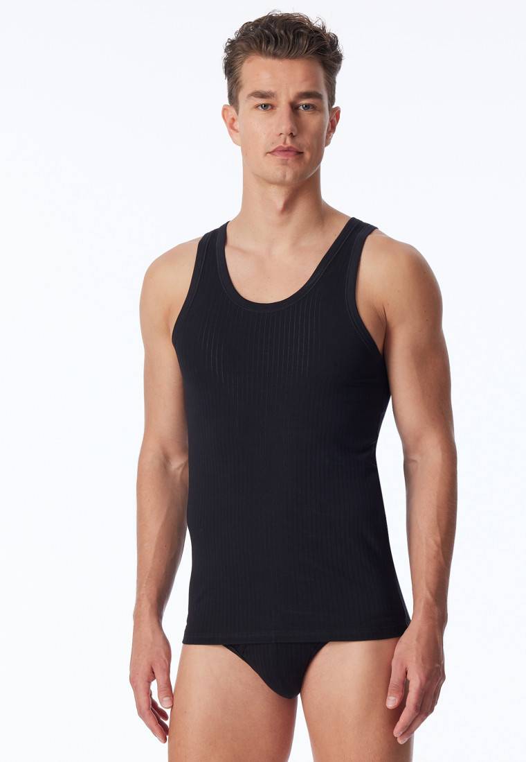 Schiesser Unterhemden 2er-Pack schwarz - Authentic Bestseller