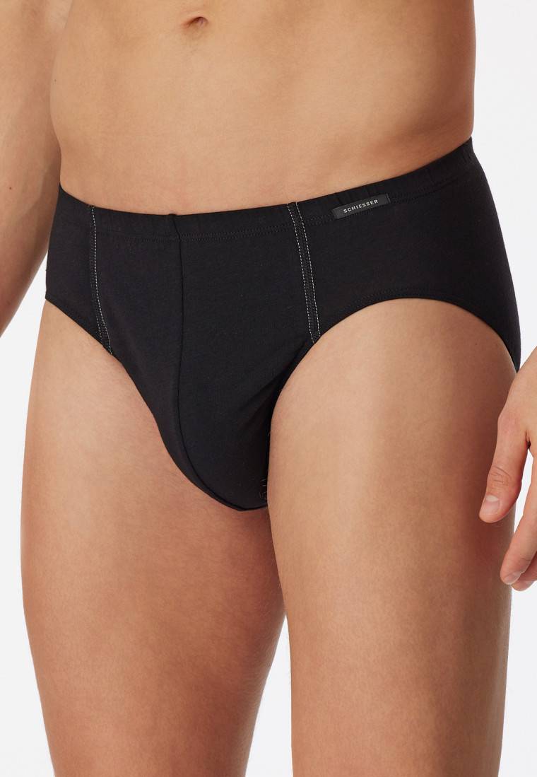 Schiesser Supermini 3er-Pack schwarz - Essentials Tiefpreis