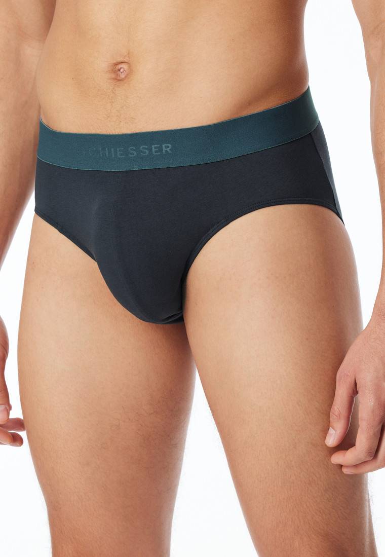 Schiesser Rio-Slips 3er-Pack Organic Cotton Webgummibund mehrfarbig - 95/5 Super Sparpreis