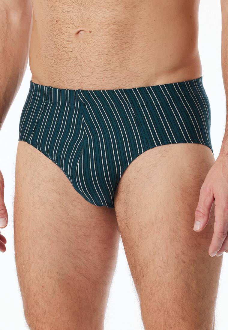 Schiesser Supermini 3er-Pack Organic Cotton uni/geringelt mehrfarbig - 95/5 Sonderangebot der Fabrik