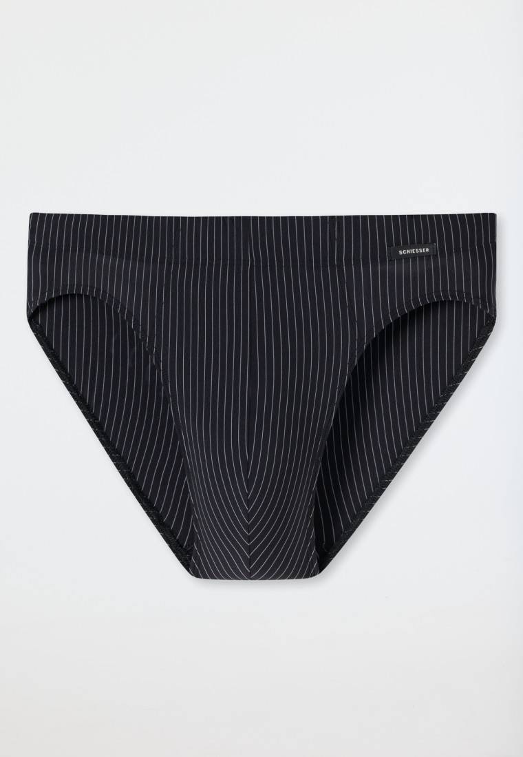 Schiesser Rio-Slip schwarz gestreift - Pure Micro Vierteljährliche Förderung