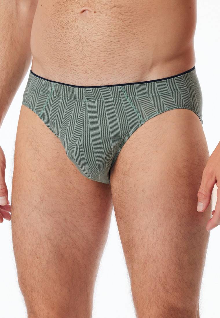 Schiesser Supermini Organic Cotton gemustert linde - 95/5 Bis zu 55% Rabatt