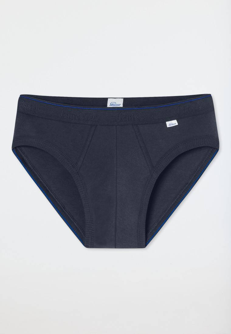 Schiesser Sportslip dunkelblau - Revival Ludwig Riesige Rabatte