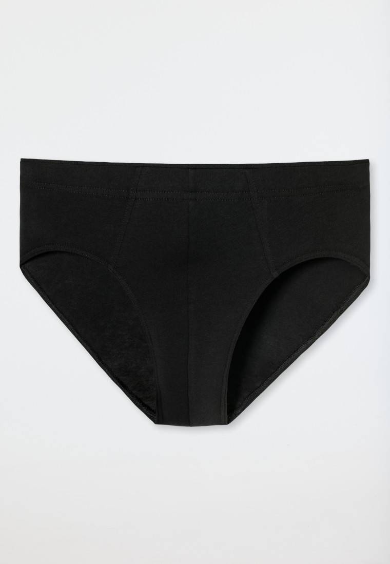 Schiesser Minislip schwarz - Premium Cotton Fabrikladen