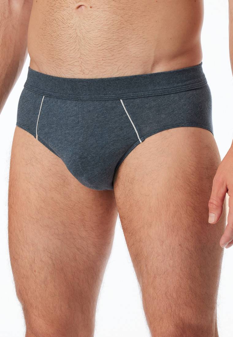 Schiesser Minislip blau-meliert - Comfort Fit Black Friday Preise