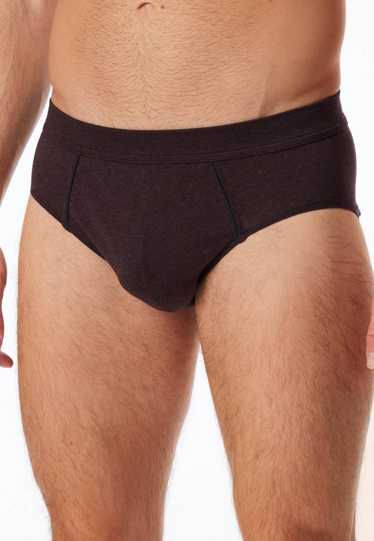 Schiesser Minislip braun-meliert - Comfort Fit Auslauf