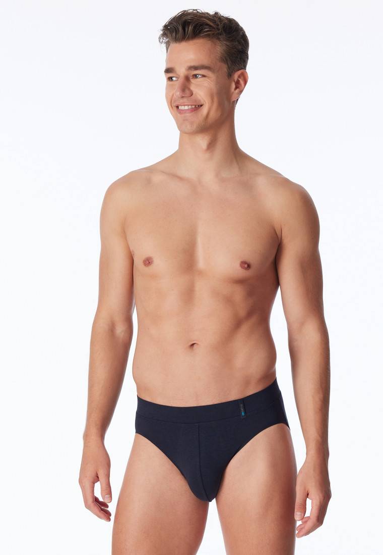 Schiesser Rio-Slip blauschwarz - "Long Life Soft" Verkauf