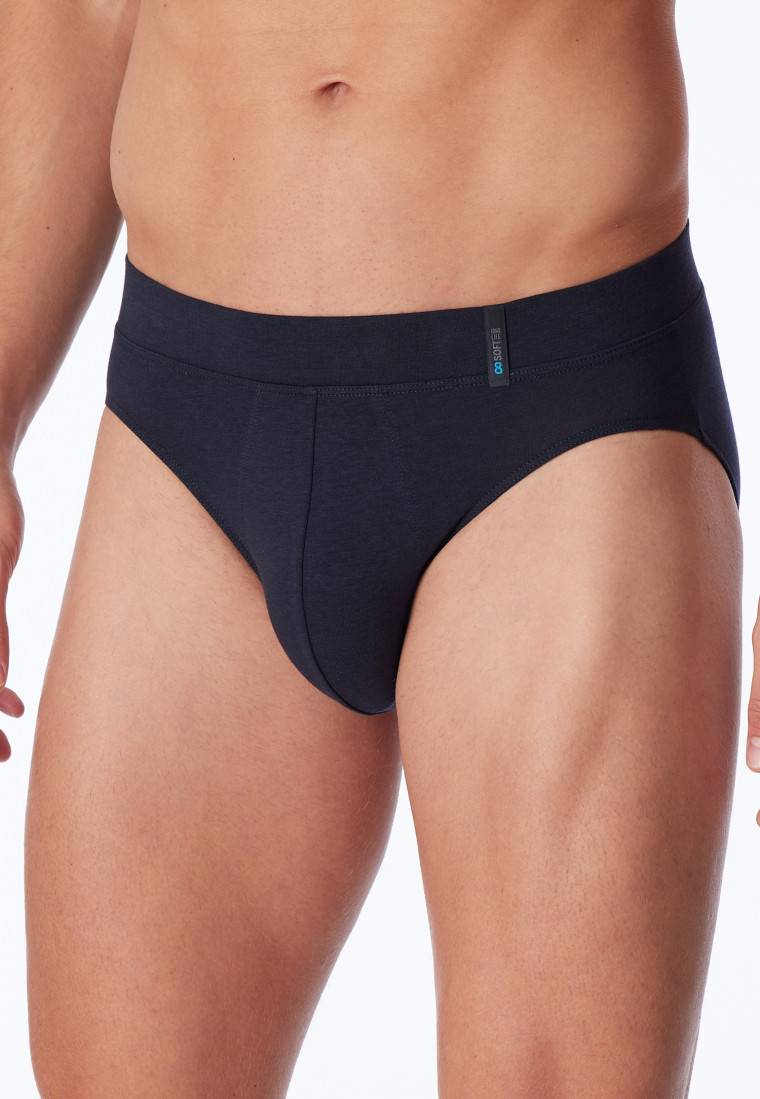 Schiesser Rio-Slip blauschwarz - "Long Life Soft" Verkauf