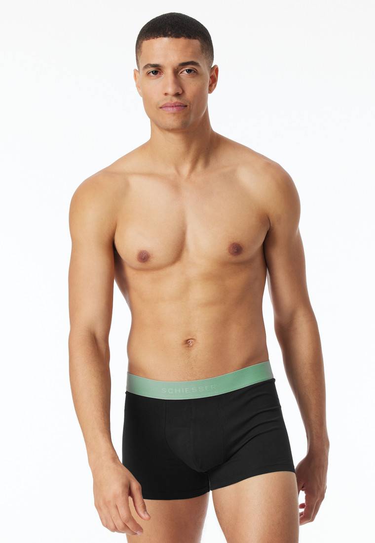 Schiesser Shorts 3er-Pack Organic Cotton Webgummibund mehrfarbig - 95/5 Blitzverkäufe