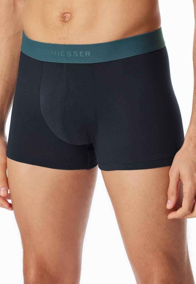 Schiesser Shorts 3er-Pack Organic Cotton Webgummibund mehrfarbig - 95/5 Kostenloser Versand