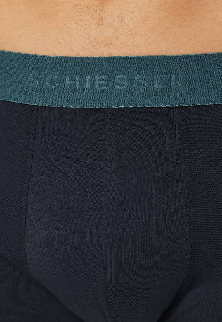 Schiesser Shorts 3er-Pack Organic Cotton Webgummibund mehrfarbig - 95/5 Kostenloser Versand