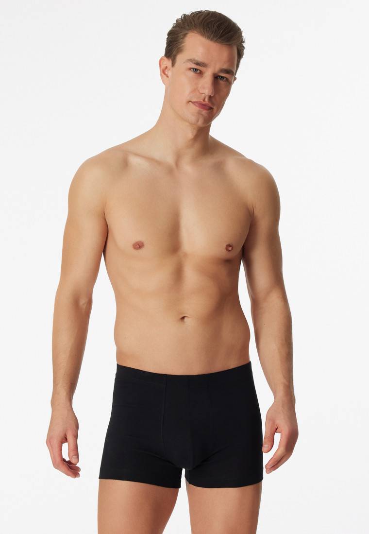 Schiesser Shorts 3er-Pack Organic Cotton schwarz - 95/5