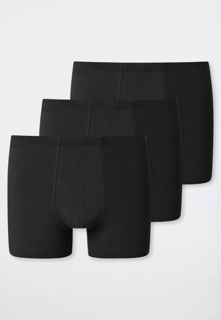 Schiesser Shorts 3er-Pack Organic Cotton schwarz - 95/5 Limitierter Zeitrabatt