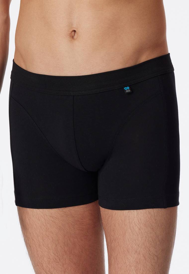 Schiesser Shorts schwarz - Long Life Cotton Black Friday