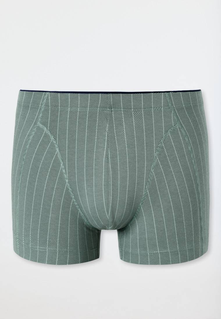 Schiesser Shorts Organic Cotton gestreift linde - 95/5 Cyber Monday