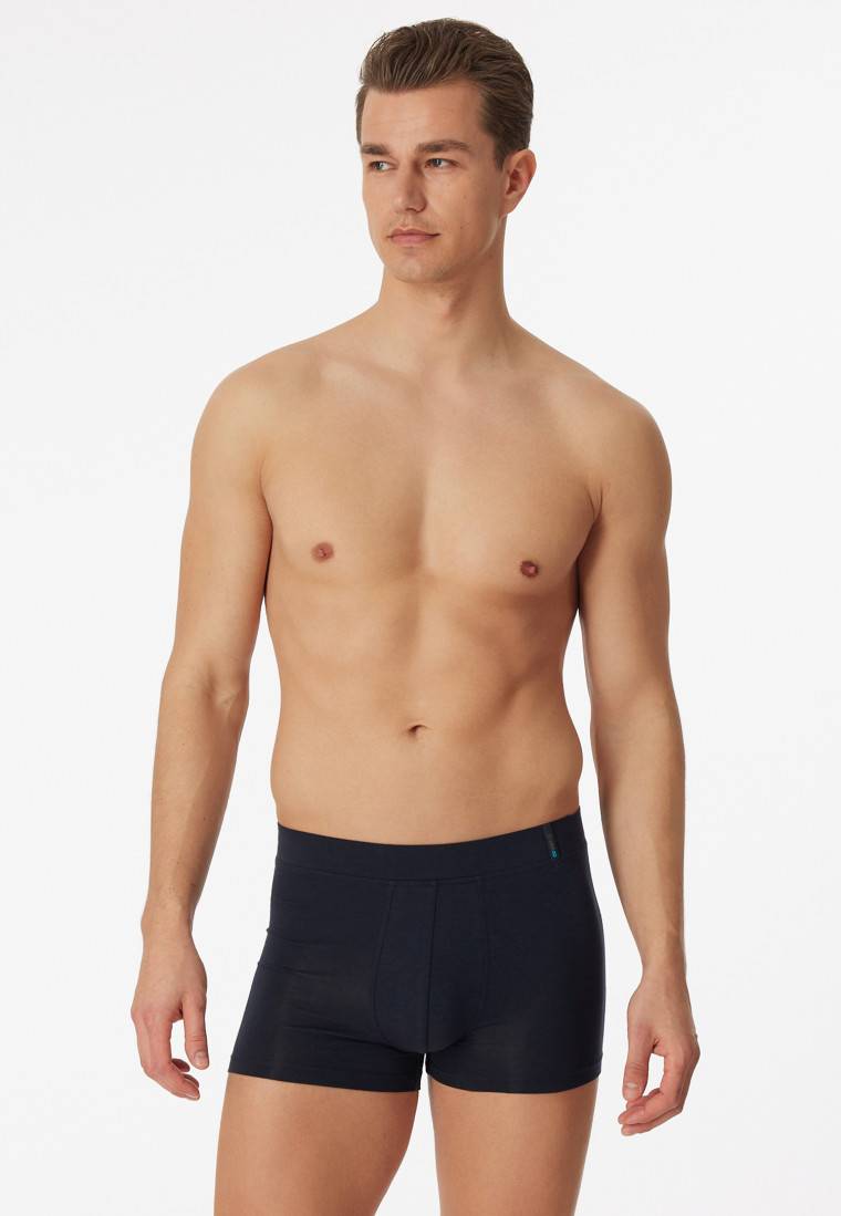 Schiesser Shorts blauschwarz - Long Life Soft