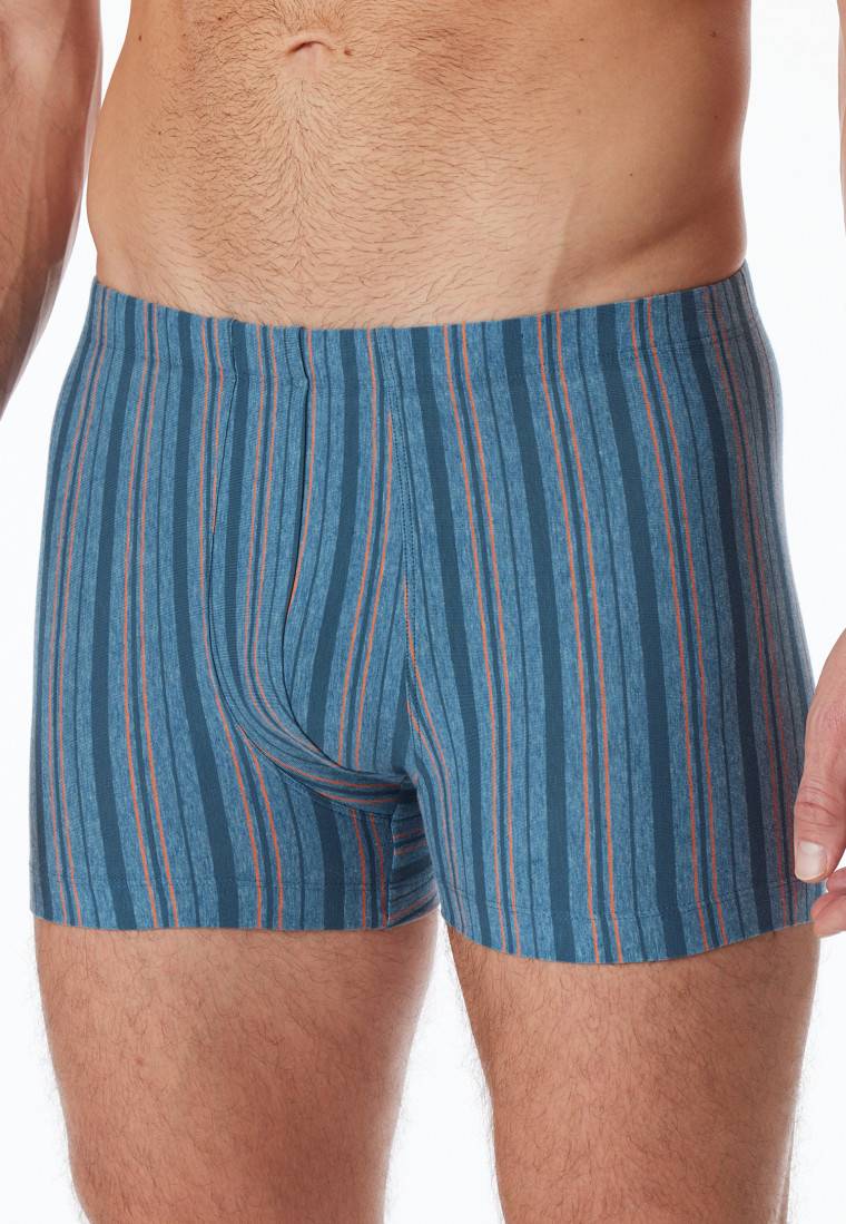 Schiesser Shorts blau-meliert gestreift - 95/5 Zeitlich begrenztes Angebot
