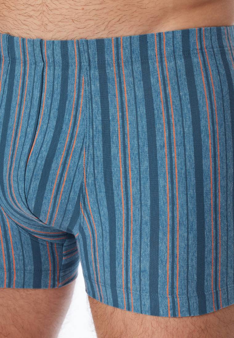 Schiesser Shorts blau-meliert gestreift - 95/5 Zeitlich begrenztes Angebot