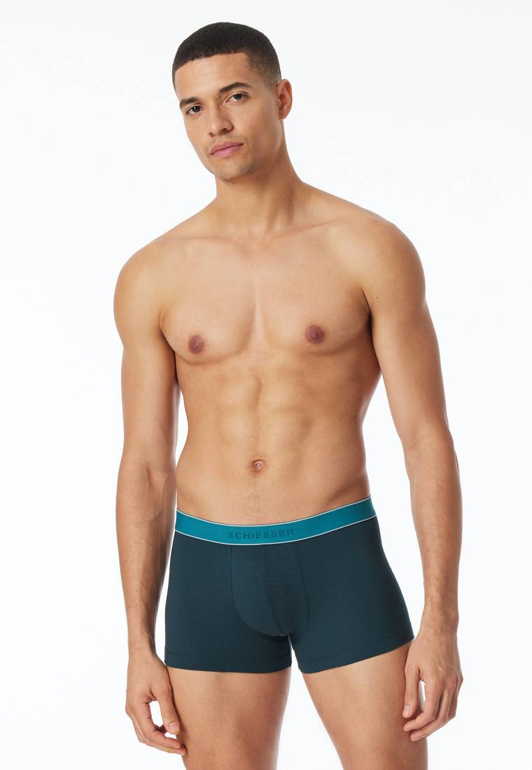 Schiesser Shorts Modal gestreift petrol - Duality Function