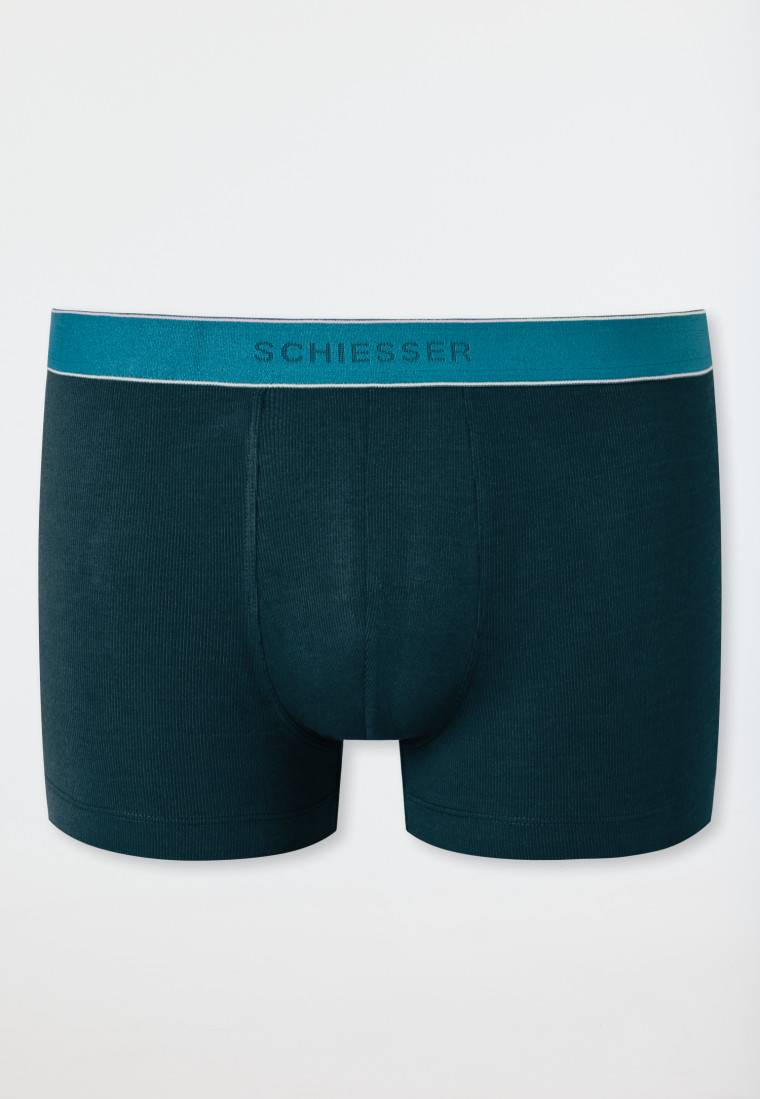 Schiesser Shorts Modal gestreift petrol - Duality Function Saisonale Angebote