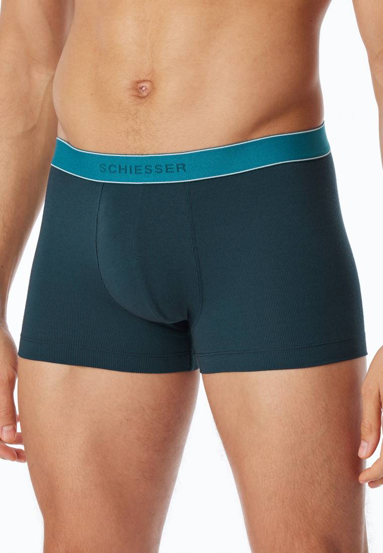 Schiesser Shorts Modal gestreift petrol - Duality Function Saisonale Angebote