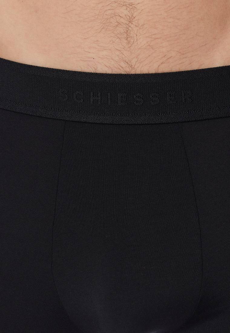 Schiesser Shorts schwarz - Premium Modal Räumungsverkauf