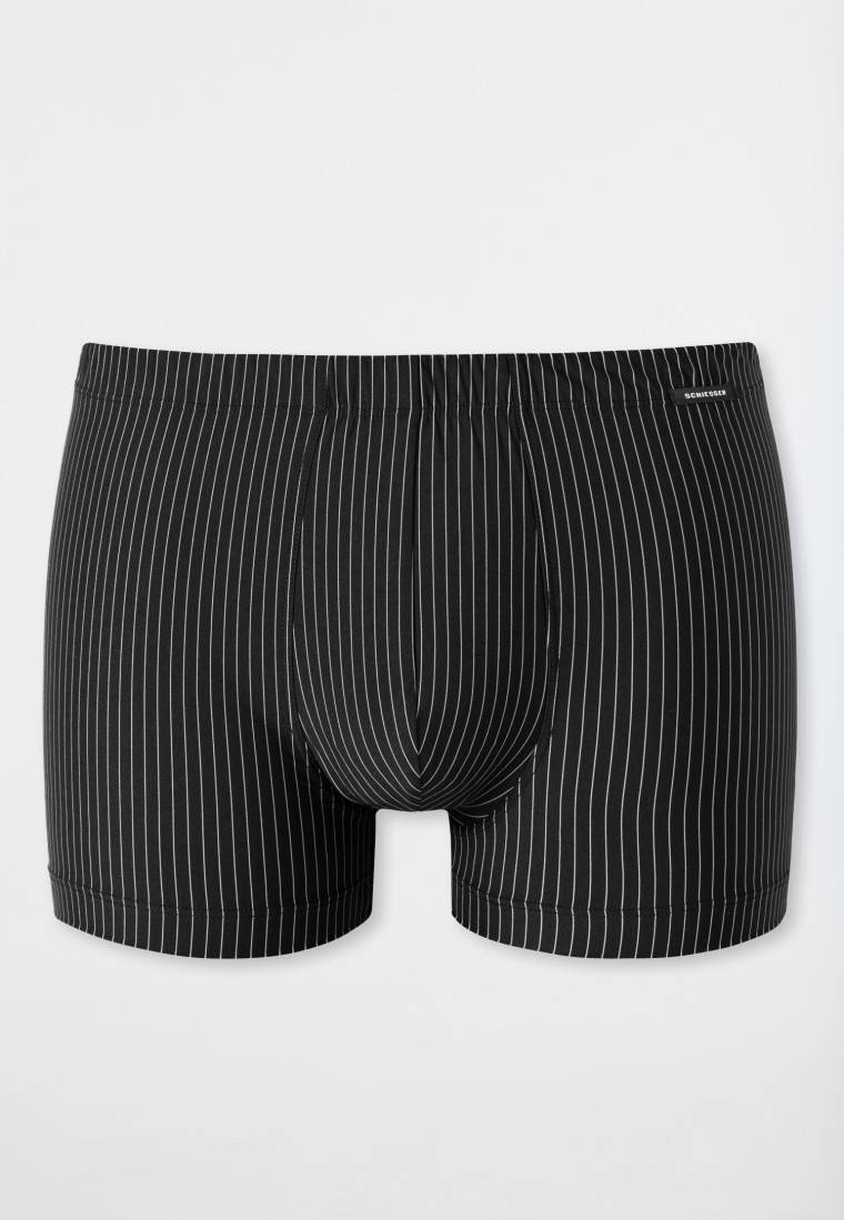 Schiesser Shorts schwarz gestreift - Pure Micro Kauf eins, bekomm eins gratis