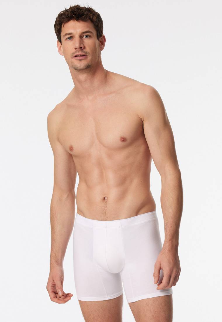 Schiesser Shorts weiß - Premium Cotton Tiefpreis