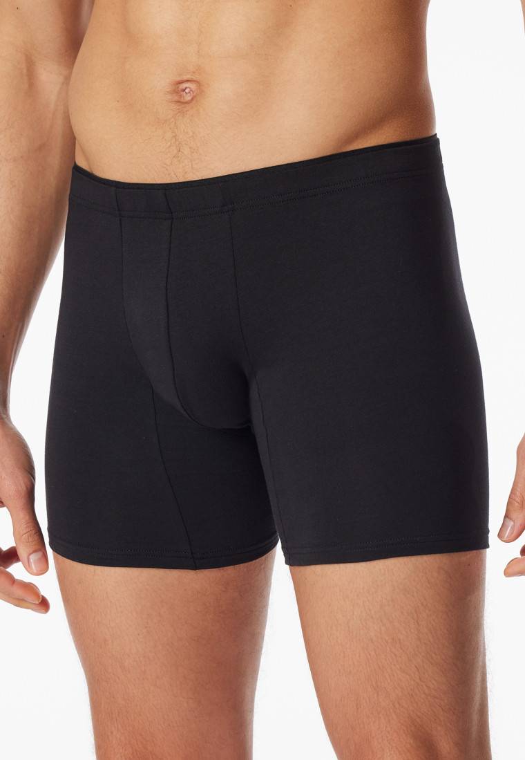 Schiesser Shorts schwarz - Premium Cotton Super Sparpreis